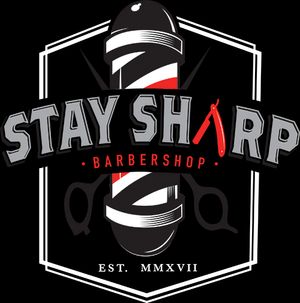 Stay Sharp Barbershop logo